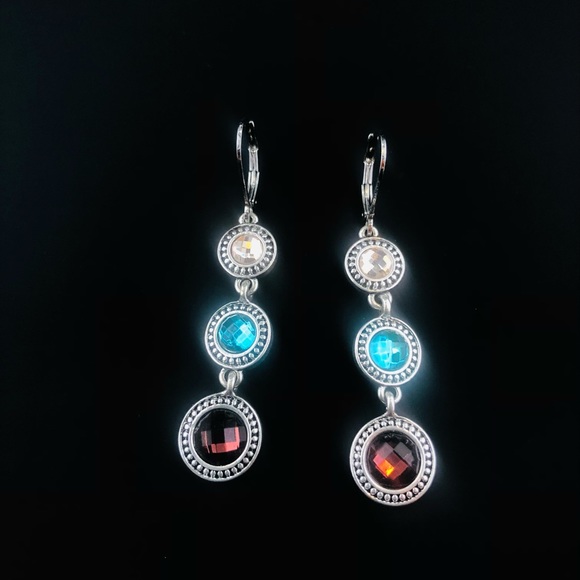 Multi colored stones Necklace, Bracelet, Earrings - Picture 7 of 9